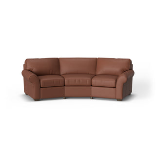 Vail Leather Conversation Sofa