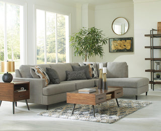 Santasia 2-Piece Sectional with Chaise Chenille