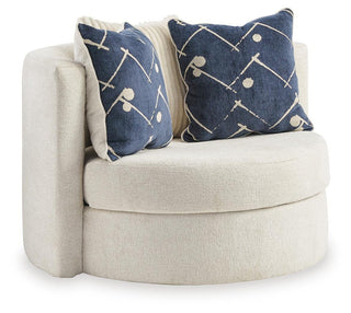 Padova Swivel Accent Chair Chenille