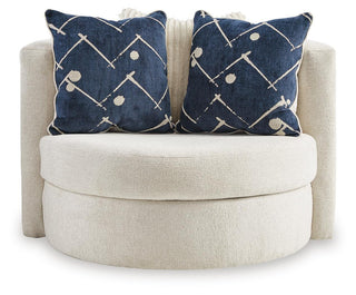 Padova Swivel Accent Chair Chenille