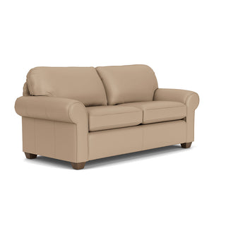Thornton Leather Two-Cushion Sofa