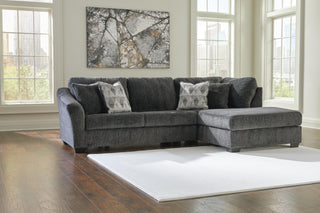 Biddeford 2-Piece Sleeper Sectional with Chaise Velvet