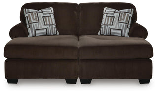 Kimlee 2-Piece Super Chaise Velvet