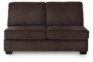 Kimlee Armless Loveseat Velvet