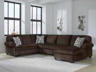 Kimlee 3-Piece Sectional with Chaise Velvet
