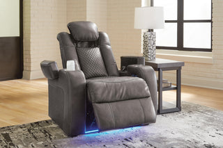 Fyne-Dyme PWR Recliner/ADJ Headrest Faux Leather
