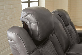 Fyne-Dyme PWR Recliner/ADJ Headrest Faux Leather