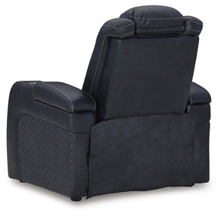 Fyne-Dyme PWR Recliner/ADJ Headrest Faux Leather