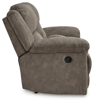Laresview DBL Rec Loveseat w/Console Faux Leather