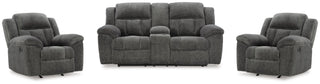 Frohn Reclining Loveseat with Console and 2 Recliners
