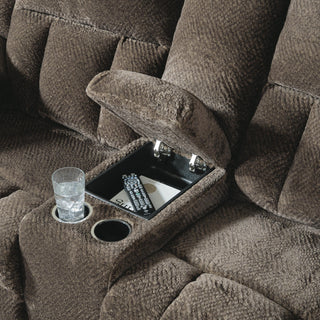 Frohn DBL Rec Loveseat w/Console Chenille