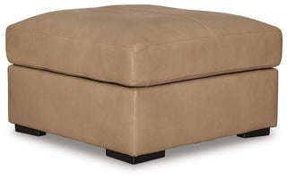 Bandon Oversized Accent Ottoman Leather