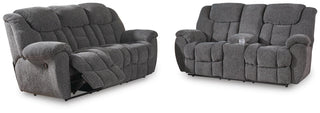Foreside Reclining Sofa and Loveseat