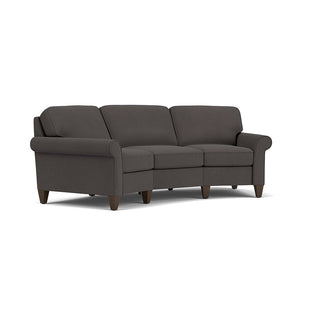 Westside Leather Conversation Sofa
