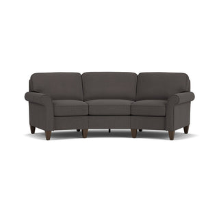Westside Leather Conversation Sofa