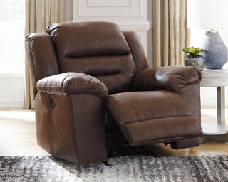 Stoneland Power Rocker Recliner Faux Leather