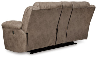 Stoneland DBL REC PWR Loveseat w/Console Faux Leather