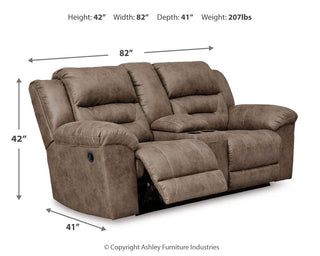 Stoneland Reclining Loveseat and Power Recliner