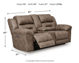 Stoneland Power Reclining Sofa, Loveseat and Recliner