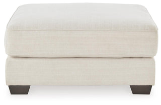 Lerenza Oversized Accent Ottoman Chenille