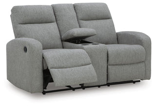 Gauntlet DBL Rec Loveseat w/Console Chenille