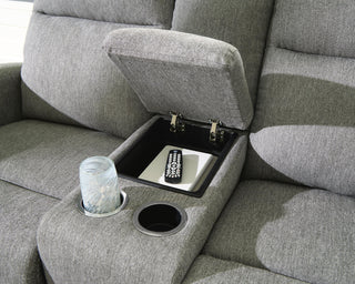 Gauntlet DBL Rec Loveseat w/Console Chenille