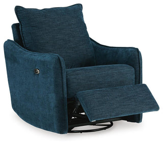 McBurg Swivel Power Recliner Microfiber