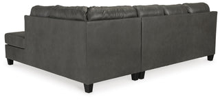 Valderno 2-Piece Sectional with Chaise Leather