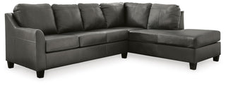 Valderno 2-Piece Sectional with Chaise Leather