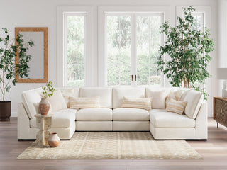 Donelson Creek 6-Piece Sectional Chenille Next-Gen Nuvella™ Performance Fabric