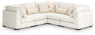 Donelson Creek 5-Piece Sectional Chenille Next-Gen Nuvella™ Performance Fabric