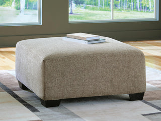 Newellen Oversized Accent Ottoman Chenille