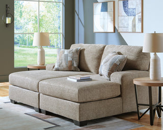 Newellen 3-Piece Sectional and Oversized Ottoman
