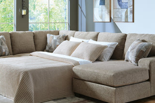 Newellen 3-Piece Sleeper Sectional with Chaise Chenille