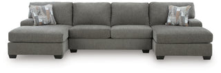 Newellen 3-Piece Sleeper Sectional with Double Chaise Chenille