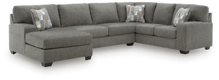 Newellen 3-Piece Sleeper Sectional with Chaise Chenille