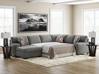 Newellen 3-Piece Sleeper Sectional with Chaise Chenille