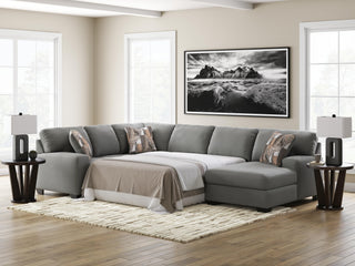 Newellen 3-Piece Sleeper Sectional with Chaise Chenille