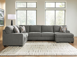 Newellen 3-Piece Sleeper Sectional with Chaise Chenille