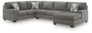 Newellen 3-Piece Sectional with Chaise Chenille