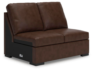 McDowlan 3-Piece Sectional with Chaise Leather