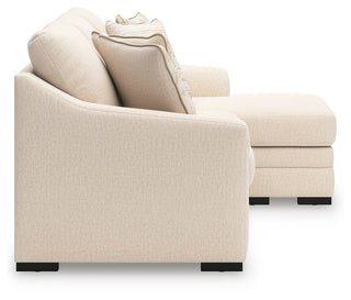 Lango Queen Sofa Chaise Sleeper Next-Gen Nuvella™ Performance Fabric Chenille