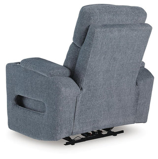 Studio Cave PWR Recliner/ADJ Headrest Chenille Next-Gen Nuvella™ Performance Fabric