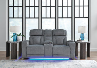 Studio Cave Power Reclining Sofa and Loveseat