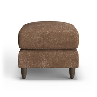 Fern Fabric Ottoman