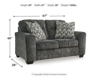 Lonoke 2 Loveseats and Chair