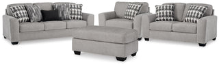 Avenal Park Sofa, Loveseat, Oversized Chair and Ottoman