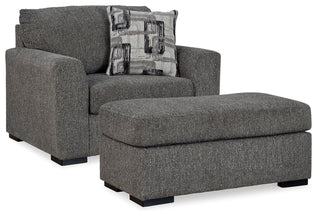 Gardiner Oversized Chair and Ottoman