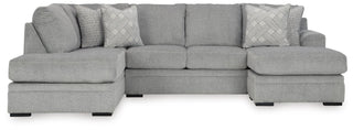 Casselbury 2-Piece Sectional with Chaise Velvet