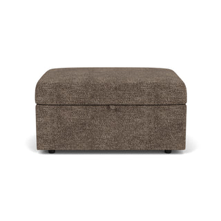 Sky Fabric Storage Ottoman